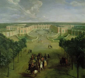 Ansicht des Grand Trianon, 1722
